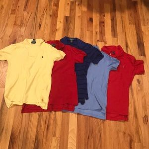 5 Boys Ralph Lauren Polo shirts